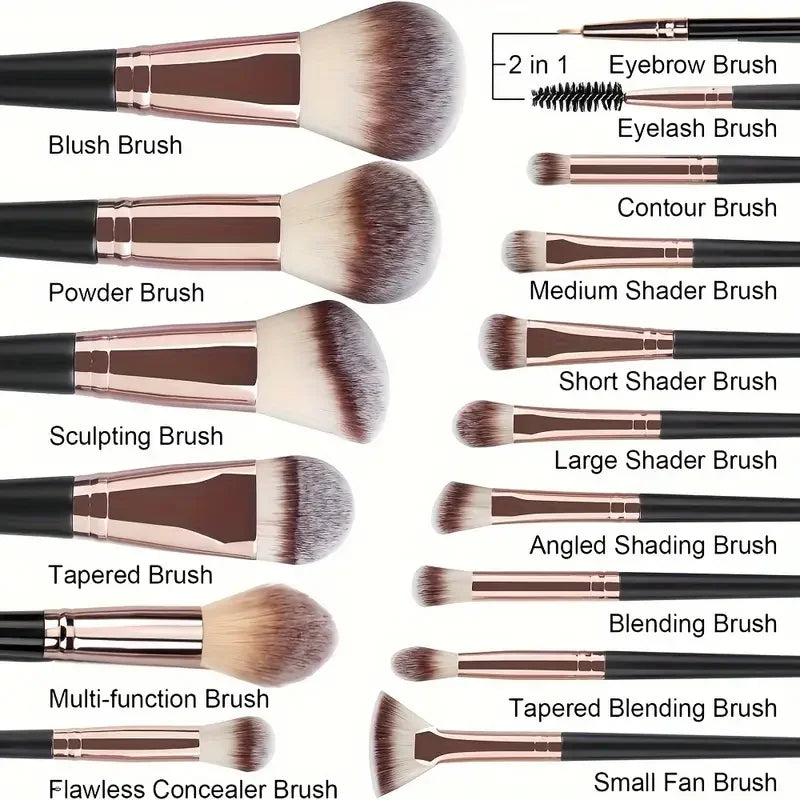 Velvet Pro Brushes — Professional Makeup Brush Set
